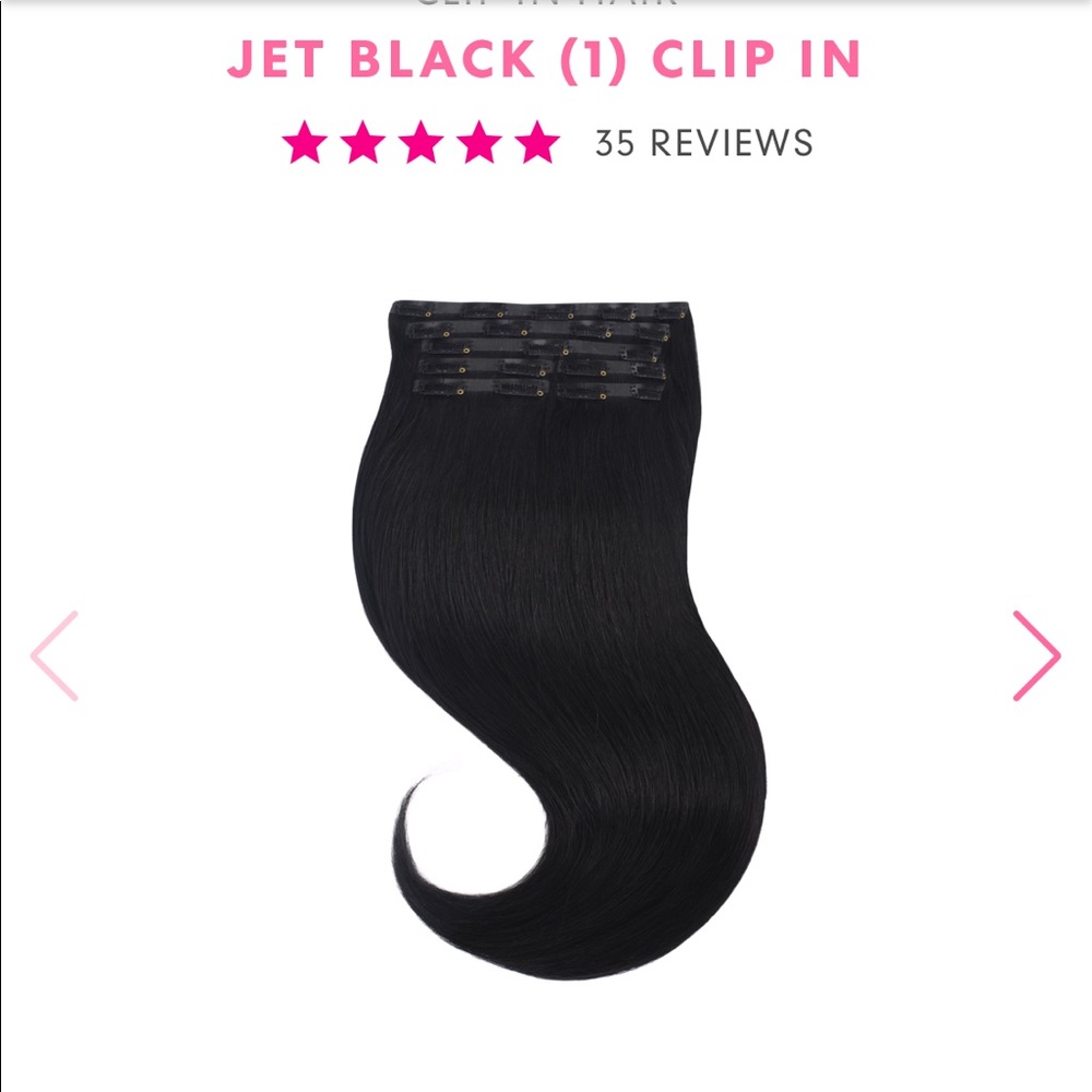 Glam seamless invisi clip-ins